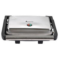MASTERPRO Kontaktgrill BGMP-9008 silber Kunststoff Edelstahl B/H/T: ca. 35x13x30,5 cm Foodies BGMP-9008 - schwarz/silber (35,00/13,00/30,50cm) - MASTERPRO