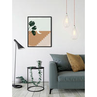 Komar Poster Silence Crescent Moon Pflanzen B/L: ca. 50x70 cm Silence Crescent Moon - (50,00/70,00cm) - Komar
