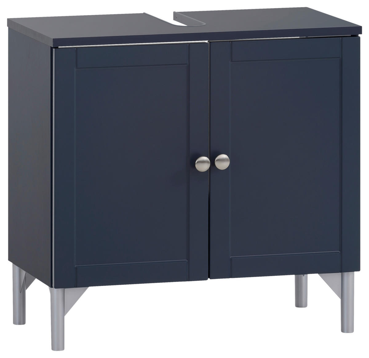 Waschbeckenunterschrank Jesper blau dunkel B/H/T: ca. 60,2x58,5x32 cm Jesper - blau (60,20/58,50/32,00cm) - Möbelpartner