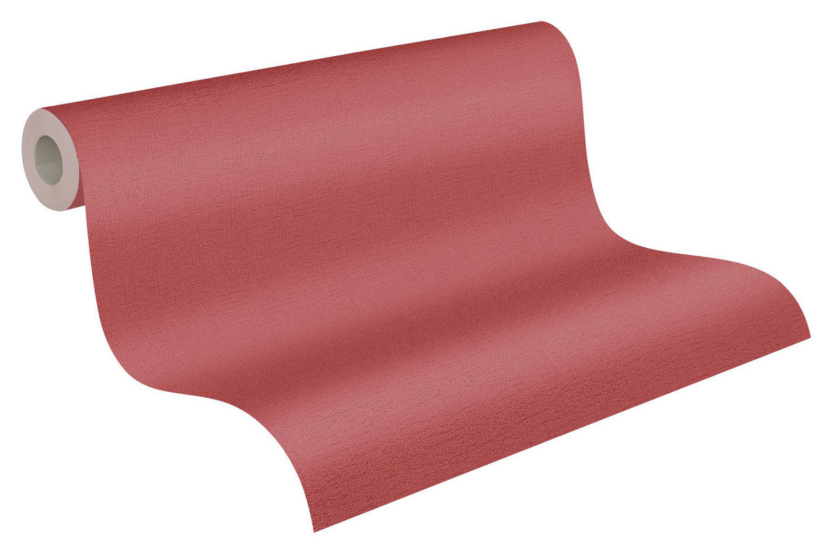 A.S.Creation Vliestapete Attractive Uni rot B/L: ca. 53x1005 cm Attractive - rot (53,00/1005,00cm) - A.S.Creation