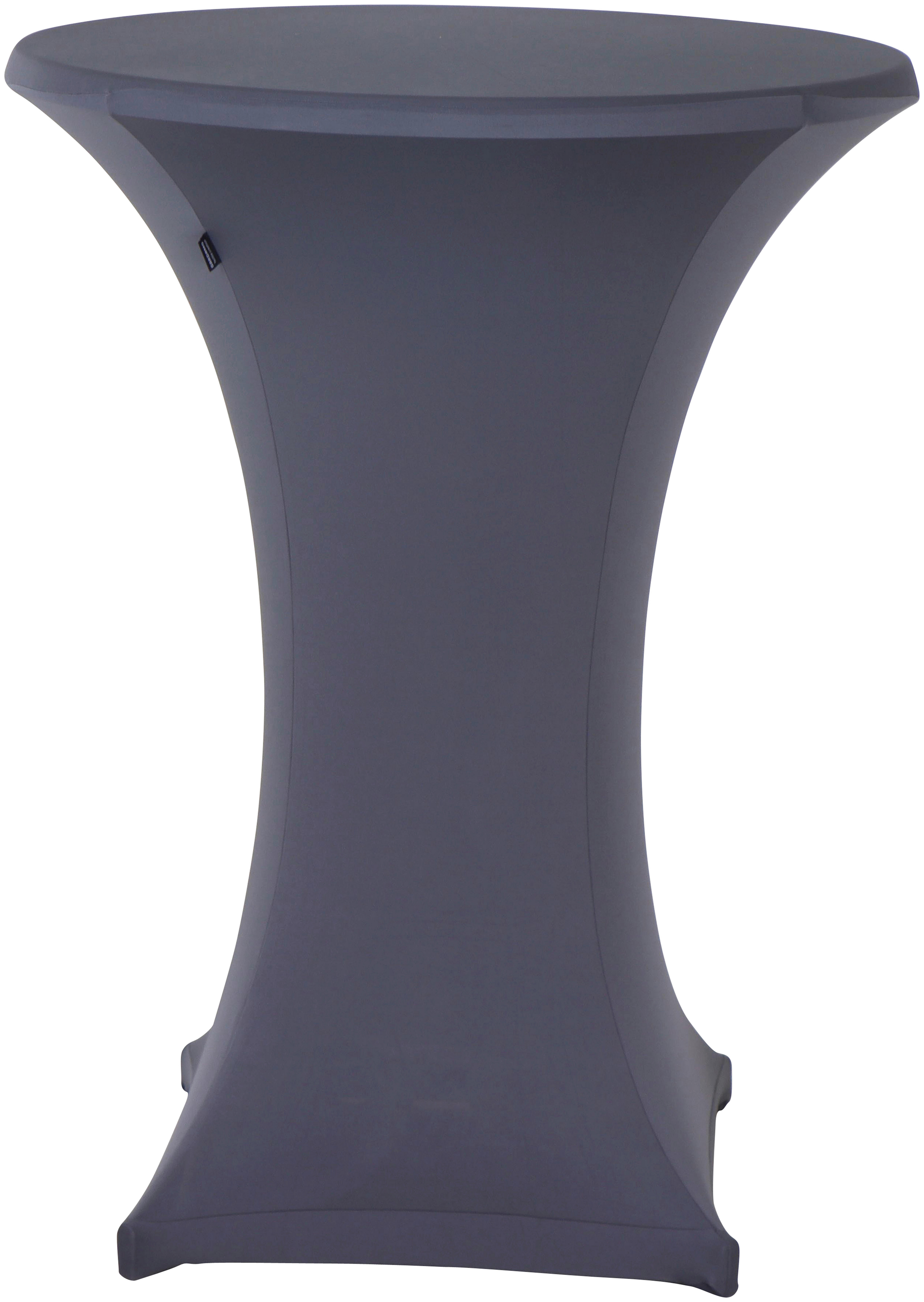 Gardamo Stehtischhusse anthrazit Polyester B/H/L: ca. 21x2,5x30,5 cm Stehtisch-Husse - anthrazit (30,50/21,00/2,50cm) - Gardamo