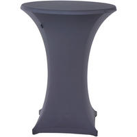 Gardamo Stehtischhusse anthrazit Polyester B/H/L: ca. 21x2,5x30,5 cm Stehtisch-Husse - anthrazit (30,50/21,00/2,50cm) - Gardamo