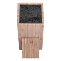 Zeller Messerblock Messerblock - natur/schwarz (15,50/10,50/25,50cm) - Zeller