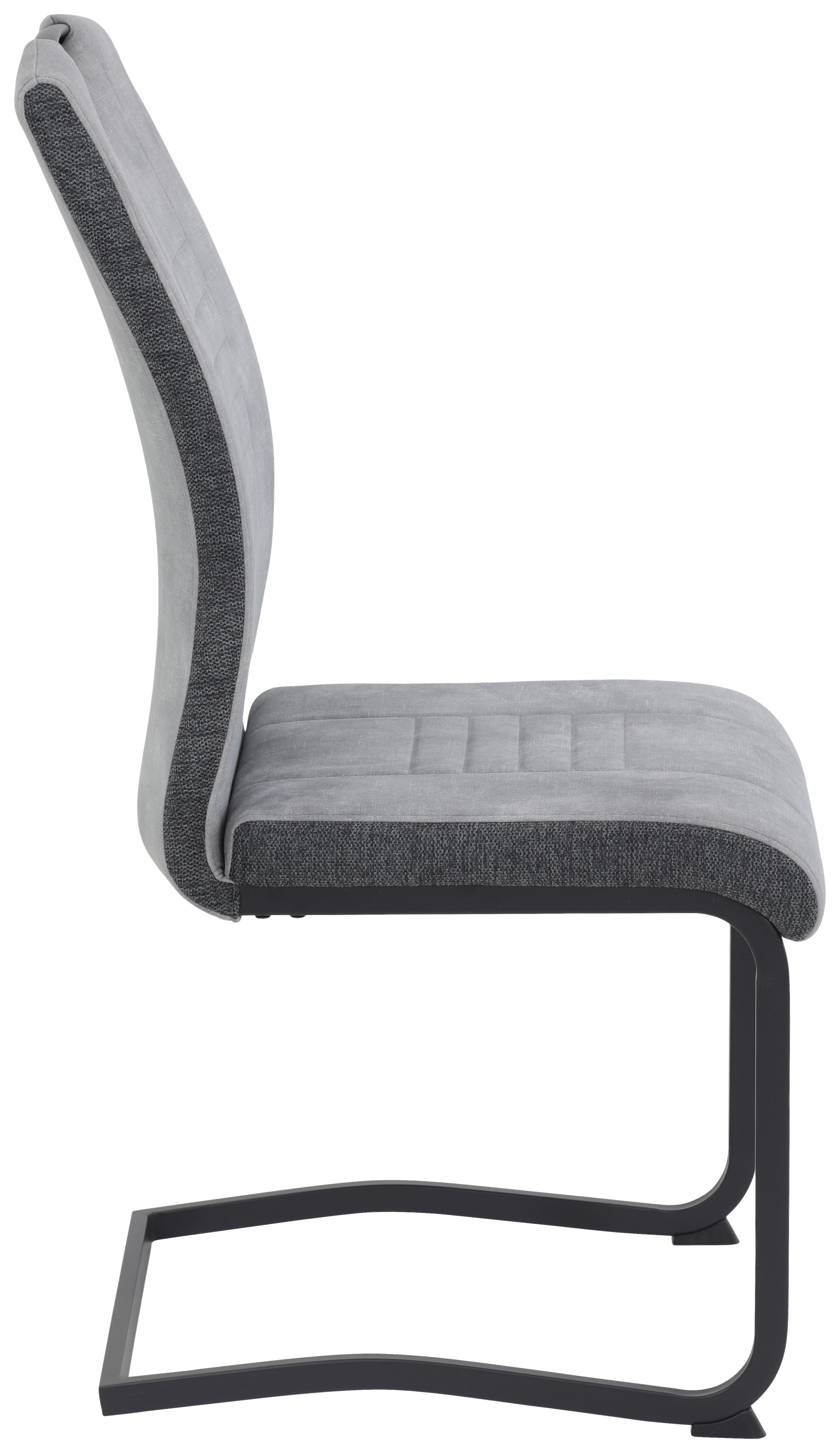 Thumbnail - Schwingstuhl Riga, 4er-Set hellgrau anthrazit B/H/T: ca. 44x100x60 cm