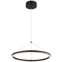 GLOBO LED-Pendelleuchte GRENVIX 67188H mattschwarz Opal Metall Kunststoff H/D: ca. 120x50 cm 1.0 Brennstellen GRENVIX - Opal/mattschwarz (50,00/120,00cm) - GLOBO