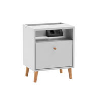 Nachtkonsole Bjarne weiß B/H/T: ca. 40,2x50,1x32,7 cm Bjarne - weiß (40,20/50,10/32,70cm) - Schildmeyer