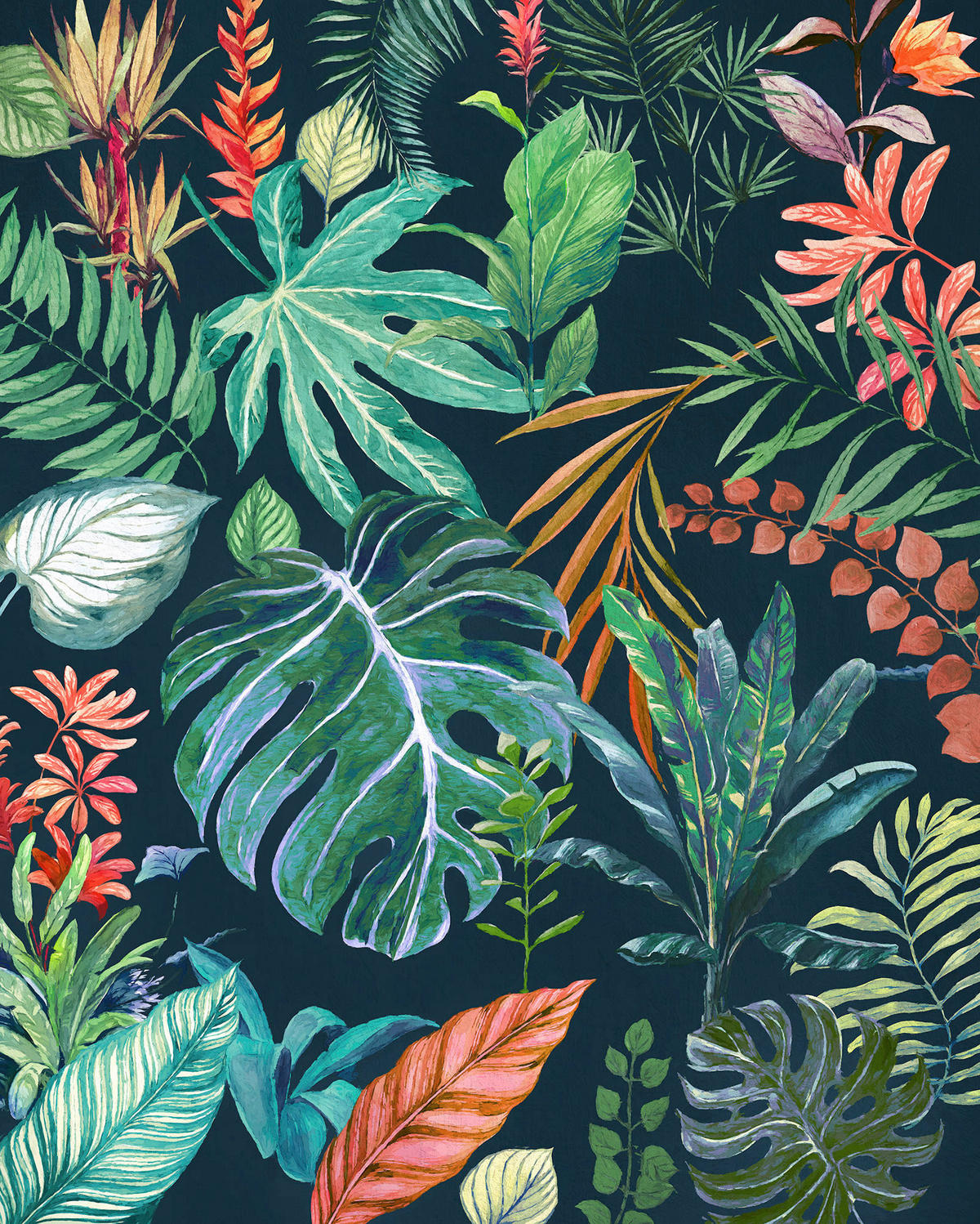 Komar Fototapete Colourful Leaves B/L: ca. 200x250 cm Colourful Leaves - (200,00/250,00cm) - Komar