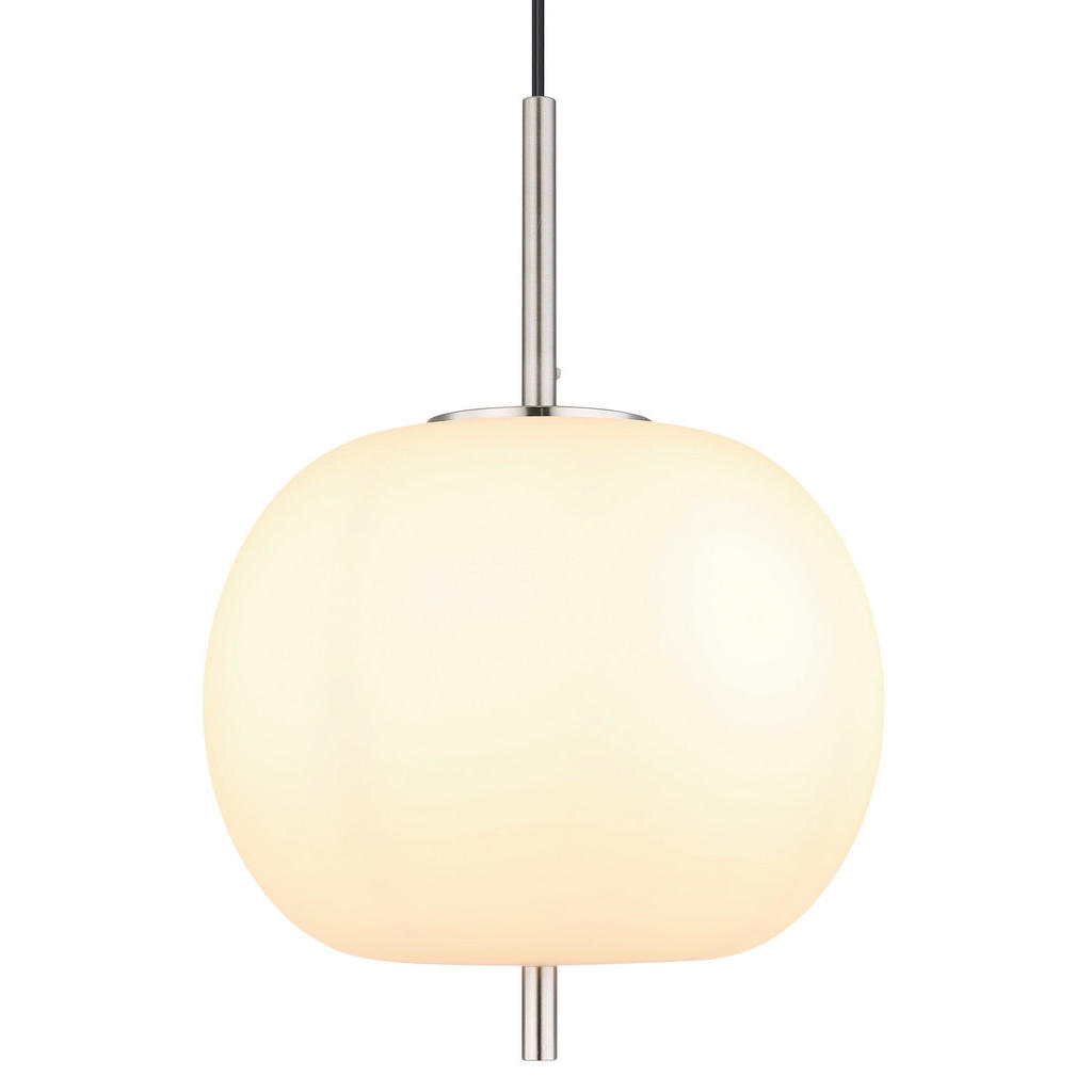 Thumbnail - GLOBO Pendelleuchte nickel Metall Glas H/D: ca. 120x30 cm 1.0 Brennstellen