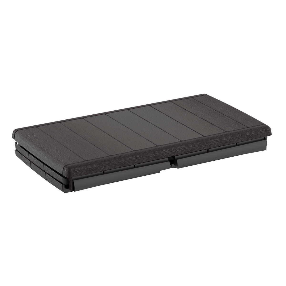 VCM Aufbewahrungsbox Durabox braun Kunststoff B/H/L: ca. 130x110x474 cm Durabox - braun (474,00/130,00/110,00cm) - VCM