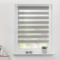 Doppelrollo Duo grau B/T: ca. 45x150 cm Duo - grau (45,00/150,00cm) - LICHTBLICK