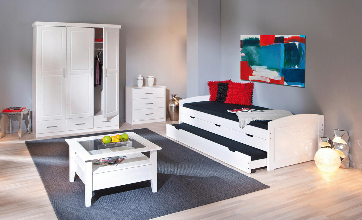 Funktionsbett Ulli weiß Liegefläche B/L: ca. 90x200 cm Ulli - weiß (98,00/63,00/205,00cm)