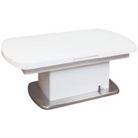 Couchtisch Levi weiß MDF B/H/T: ca. 135x50x75 cm Levi - weiß (135,00/50,00/75,00cm)