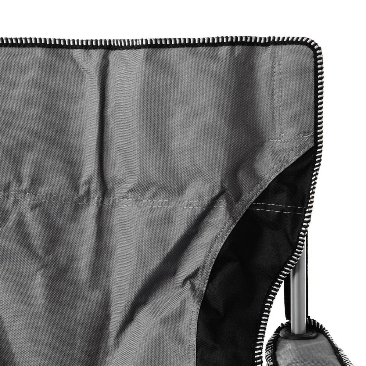 VCM Campingstuhl-Set schwarz Stahl B/H/T: ca. 47x90x47 cm Campingstuhl_2er-Set - schwarz (47,00/90,00/47,00cm) - VCM