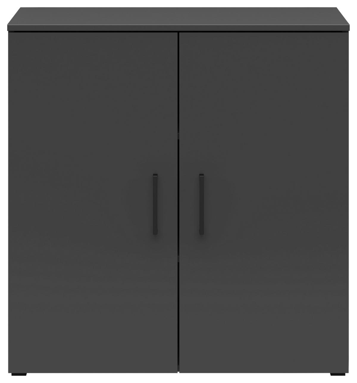 Kommode Multi-Stauraum Typ 24 anthrazit B/H/T: ca. 80x83x40 cm Multi-Stauraum Typ 24 - anthrazit (80,00/83,00/40,00cm)