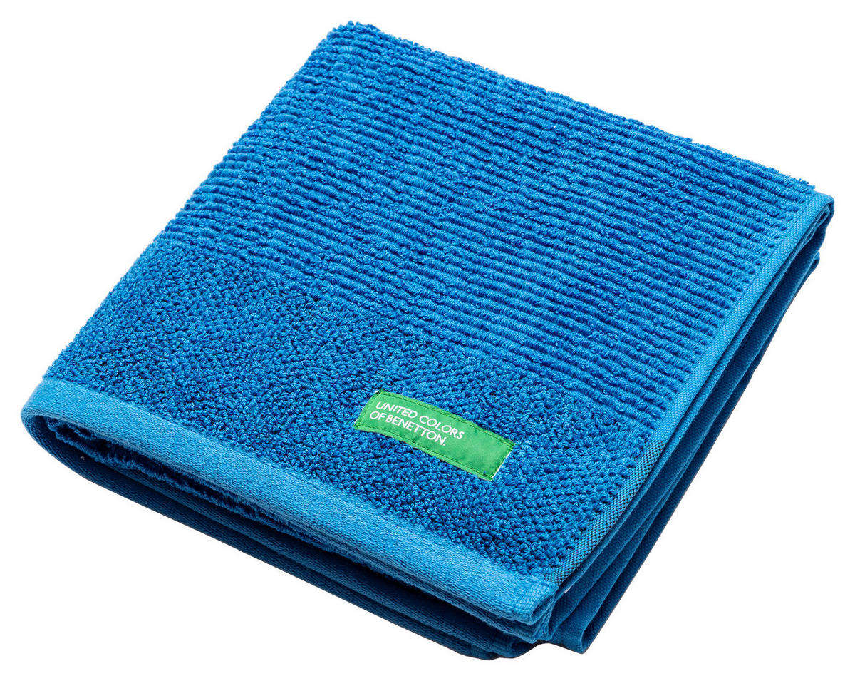 Handtuch RAINBOW blau Baumwolle B/L: ca. 50x90 cm RAINBOW - blau (50,00/90,00cm) - BENETTON