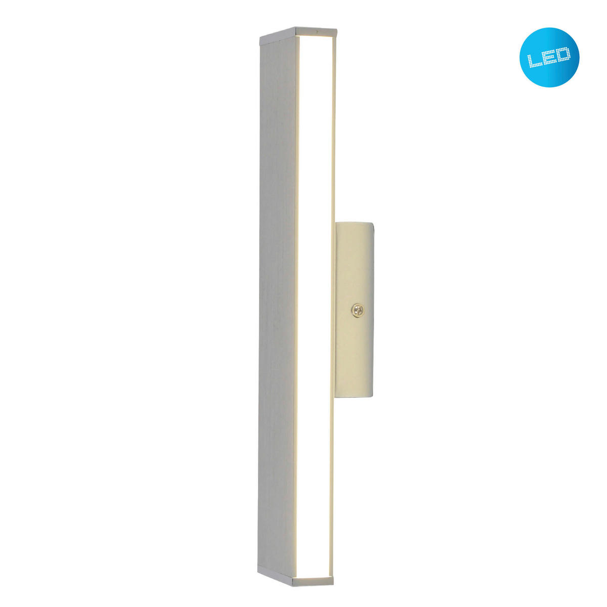 Näve Leuchten LED-Leuchten 1259042 Chrom Kunststoff Metall B/H/T: ca. 7x5,5x32 cm 1 Brennstellen Dubai - Chrom (7,00/5,50/32,00cm) - Näve Leuchten