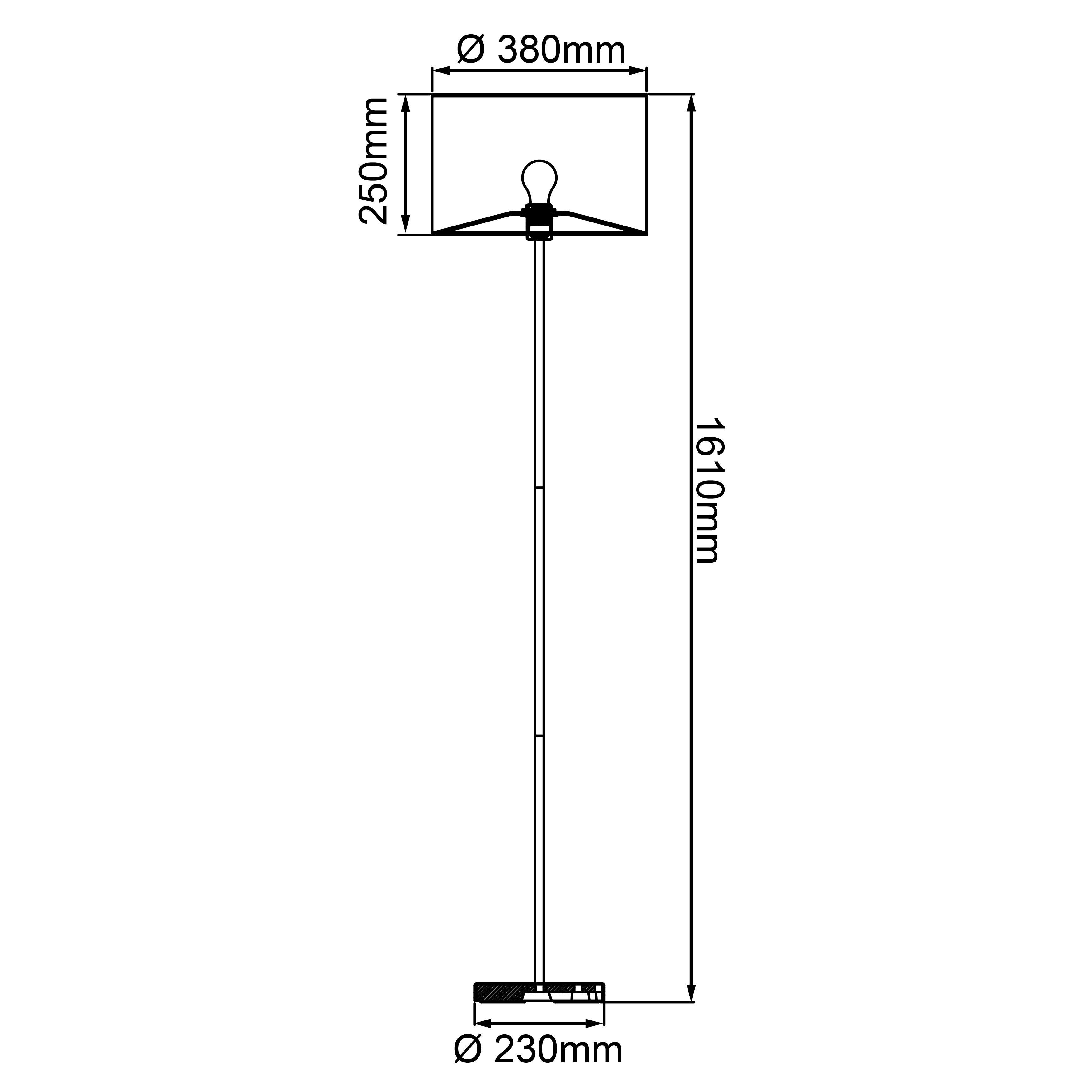 Brilliant Stehleuchte Romm 93140/76 natu...