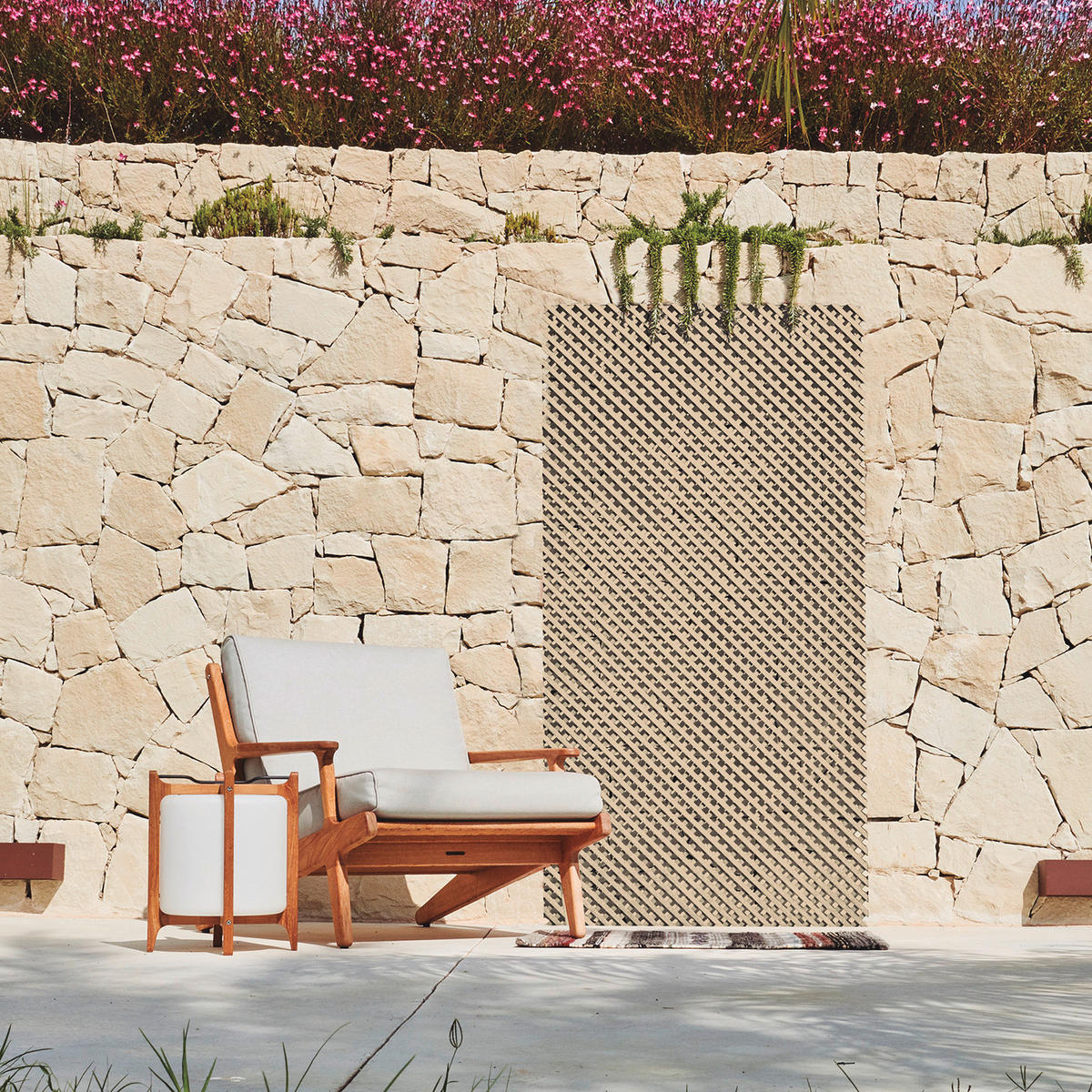 NORTENE Rankgitter elfenbein B/H/L: ca. 60x1x120 cm Rankgitter - elfenbein (120,00/60,00/1,00cm) - NORTENE