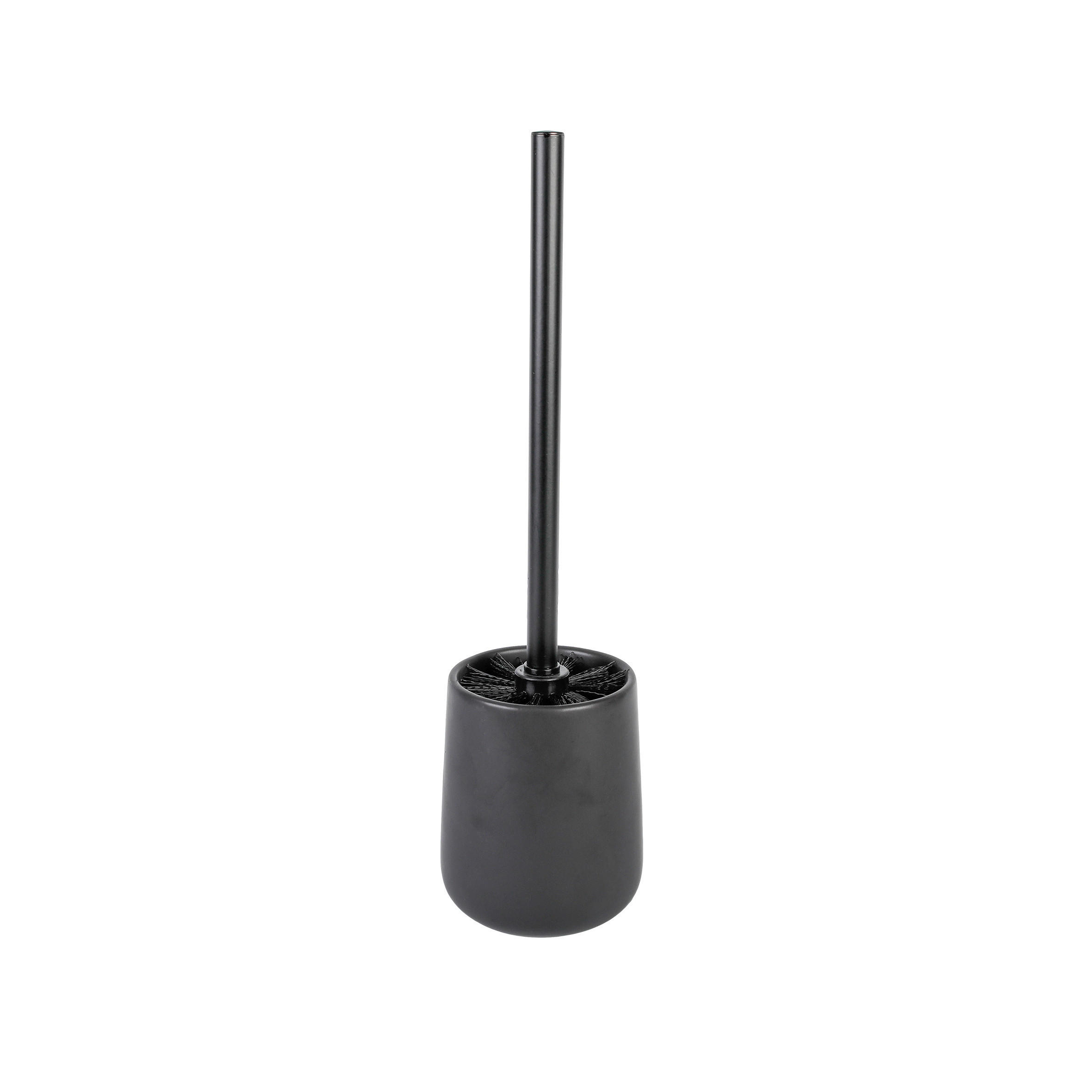 WC-Garnitur schwarz mattschwarz Edelstahl WC-Garnitur_Reno_Axentia - schwarz/mattschwarz (10,40/38,80cm) - Axentia