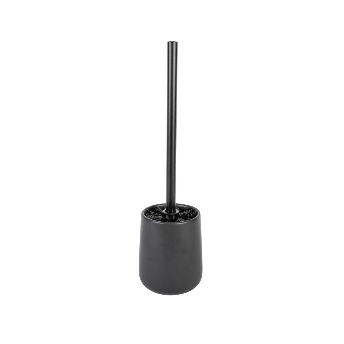 WC-Garnitur schwarz mattschwarz Edelstahl WC-Garnitur_Reno_Axentia - schwarz/mattschwarz (10,40/38,80cm) - Axentia