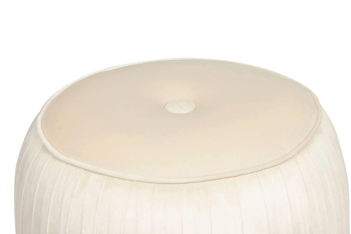360 Living Hocker Lilje 101 creme H/D: ca. 42x43 cm Lilje 101 - creme (43,00/42,00cm) - 360 Living