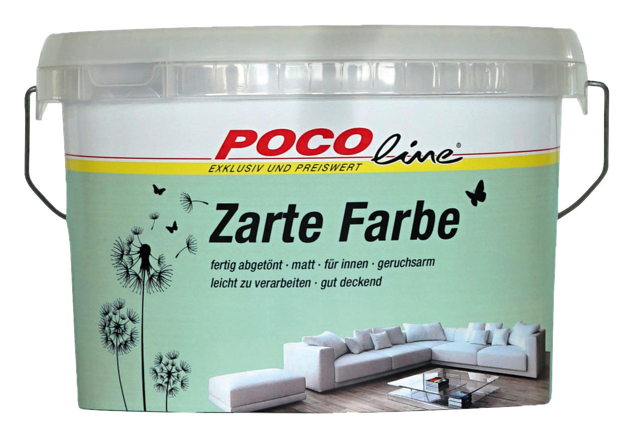POCOline Raumfarbe Pistazie ca. 10 l Zarte Farben - Pistazie (10,00l)