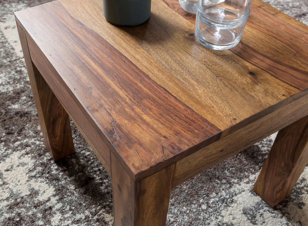 Couchtisch natur B/H/T: ca. 45x40x45 cm Couchtisch - natur (45,00/40,00/45,00cm) - Wohnling