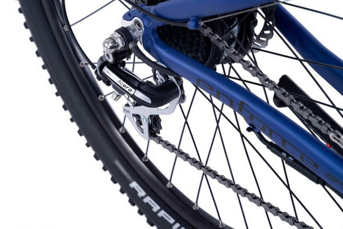 Adore E-Mountainbike Enforce Enforce 221E 29 Zoll Rahmenhöhe 49 cm 24 Gänge blau blau ca. 250 W ca. 36 V ca. 29 Zoll Enforce - blau - Adore