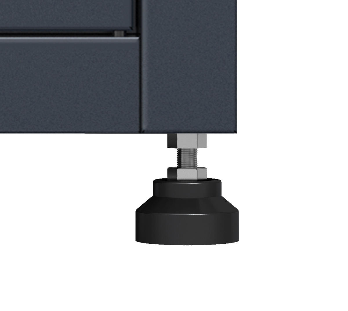 Westmann Hochbeet Plexa anthrazit Metall B/H/L: ca. 100x85x50 cm Plexa - anthrazit (50,00/100,00/85,00cm) - Westmann