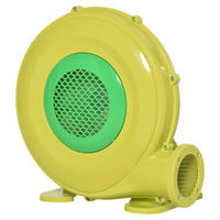 Outsunny Luftpumpe leichter Transport gelb Kunststoff B/H/L: ca. 26x34x35 cm Luftpumpe 342-029V90 - gelb/grün (35,00/26,00/34,00cm) - Outsunny
