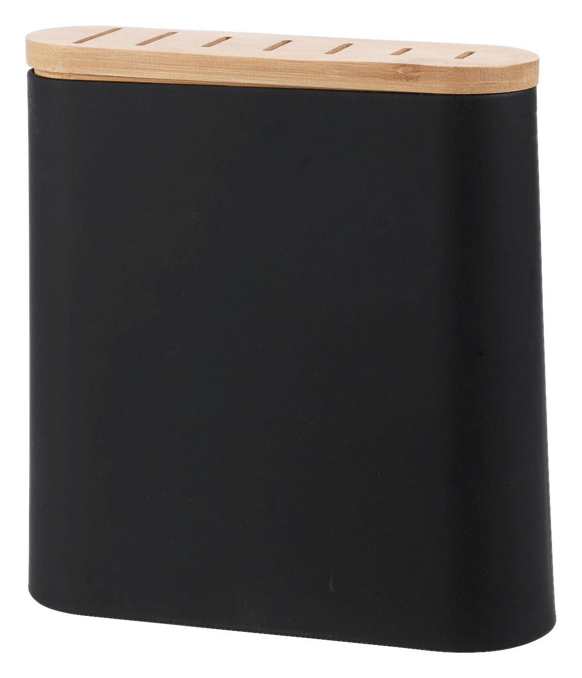 Base Line Messerhalter schwarz Polypropylen B/H/L: ca. 23x8x23,5 cm Messerhalter - schwarz (23,50/23,00/8,00cm) - Base Line