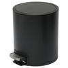 Treteimer schwarz Metall H/D: ca. 24x20 cm ca. 3 l Treteimer_Nizza 3l schwarz - schwarz (20,00/24,00cm) - POCOline