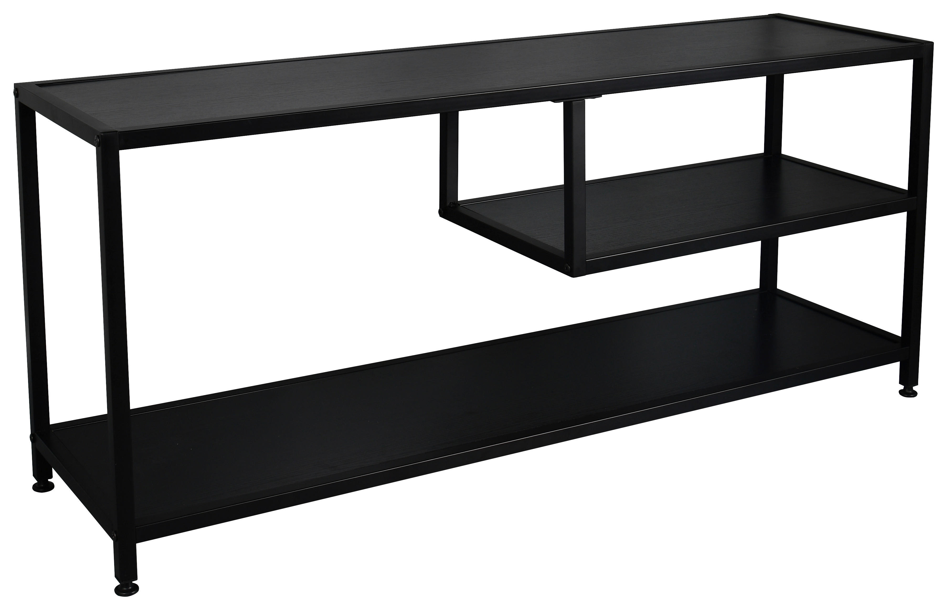 Konsole Theresa schwarz Metall B/H/T: ca. 120x50x33 cm Theresa - schwarz (120,00/50,00/33,00cm)