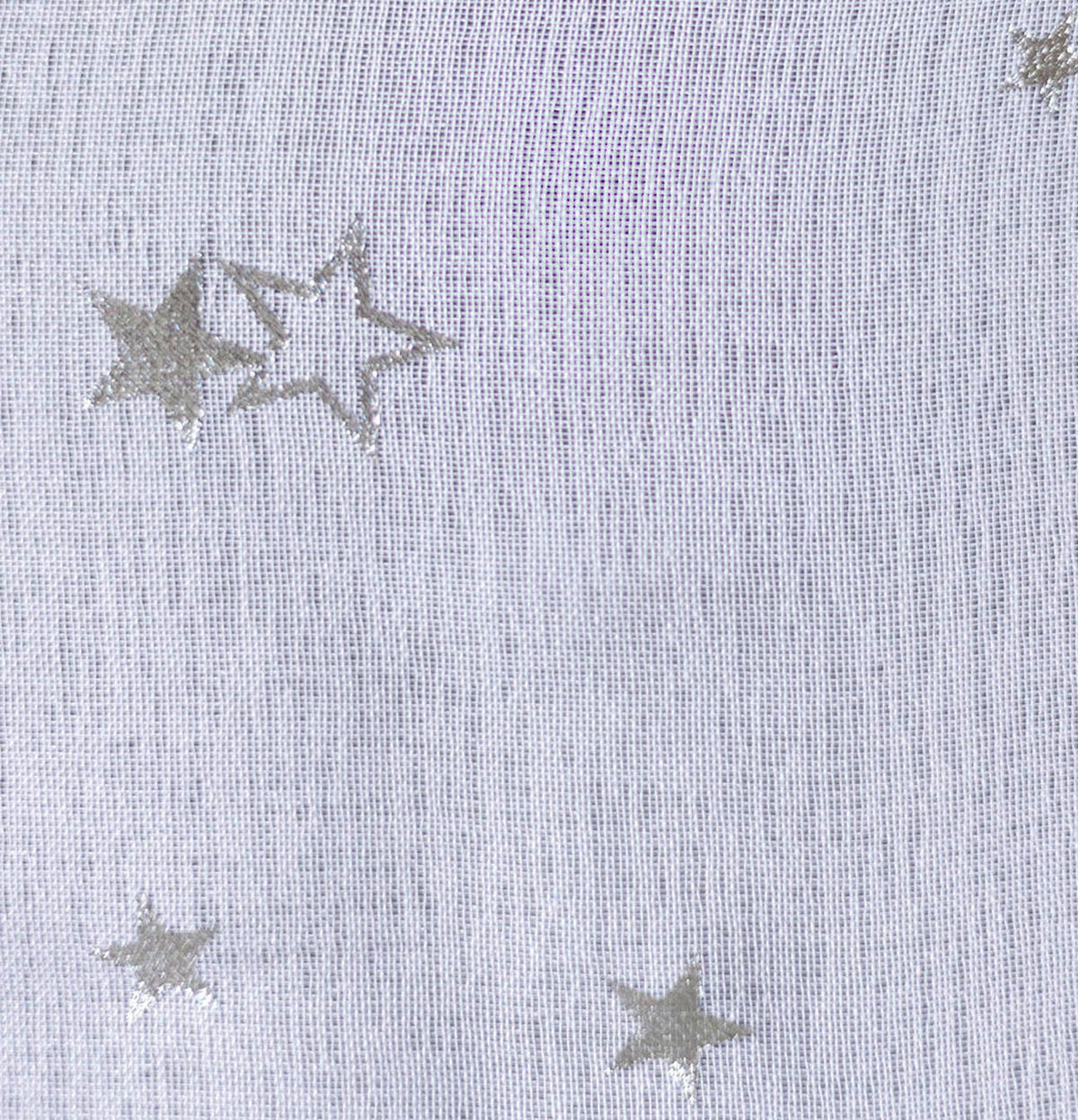 POCOline Ösenvorhang Stars 2 weiß B/L: ca. 140x245 cm Stars 2 - weiß/silber (140,00/245,00cm) - POCOline