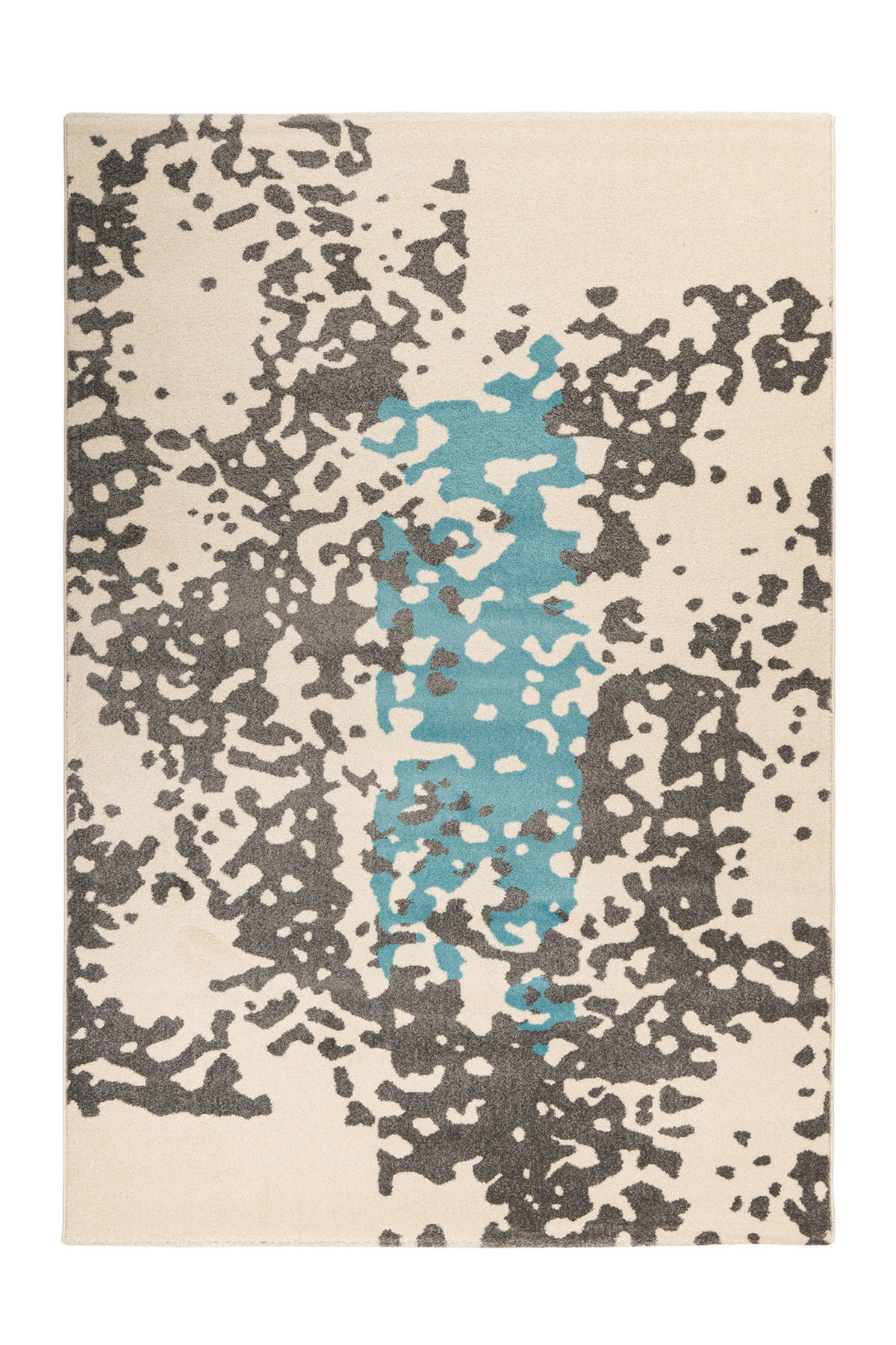 360Living Teppich Naila blau B/L: ca. 120x170 cm Naila - blau/creme (120,00/170,00cm) - 360Living