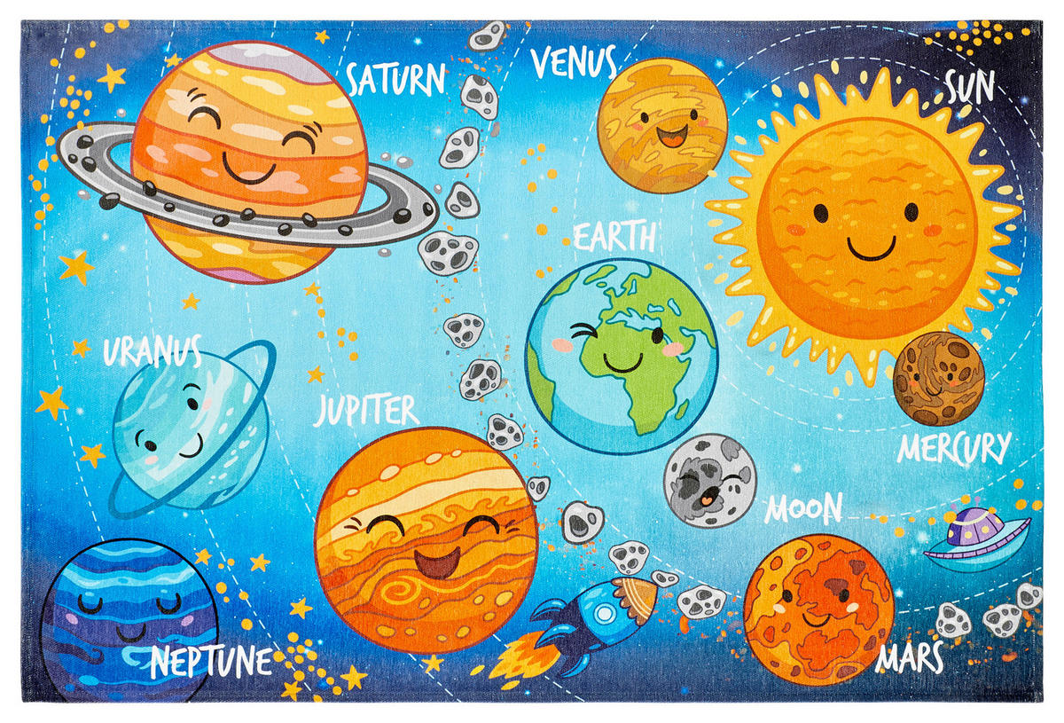 Obsession Kinderteppich My Fun Kids Multi B/L: ca. 120x170 cm My Fun Kids - (120,00/170,00cm) - Obsession