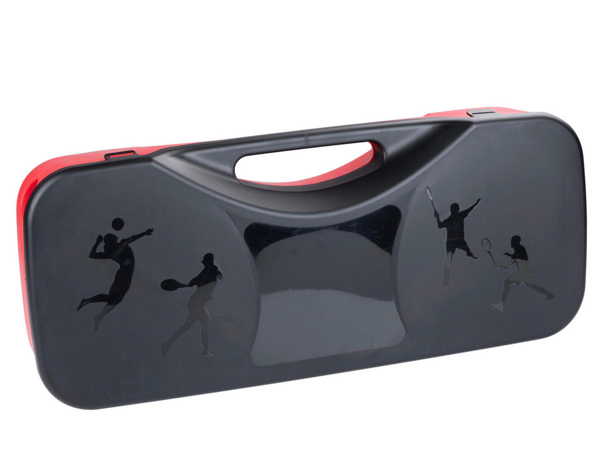 DONNAY Badmintonset rot B/H/L: ca. 12,5x29x68 cm Badmintonset - rot/schwarz (68,00/12,50/29,00cm) - DONNAY