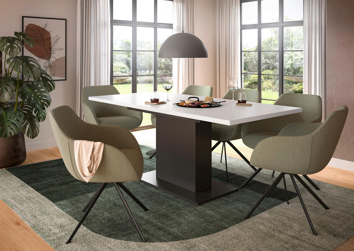 Esstisch MOTION grau B/H/T: ca. 150x76x90 cm MOTION - grau (150,00/76,00/90,00cm) - xonox.home