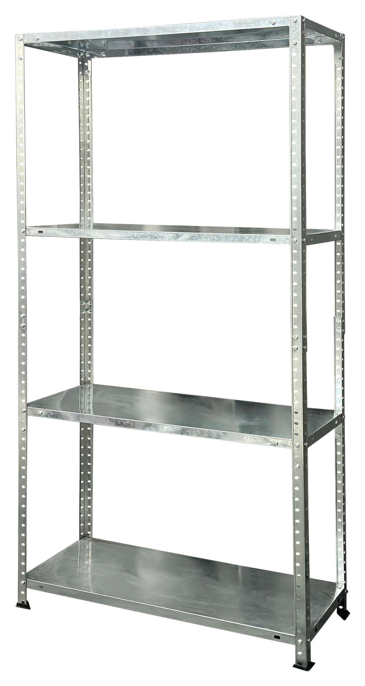 Schwerlaststeckregal verzinkt B/H/T: ca. 75x175x40 cm Schraubregal 150x75x40cm V - verzinkt (75,00/175,00/40,00cm)