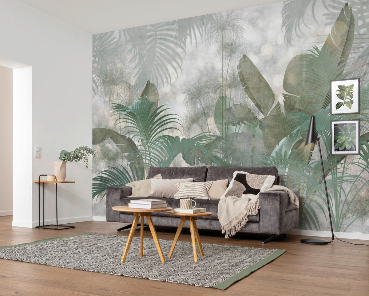 Komar Fototapete Paillettes Tropicales B/L: ca. 368x248 cm Paillettes Tropicales - (368,00/248,00cm) - Komar