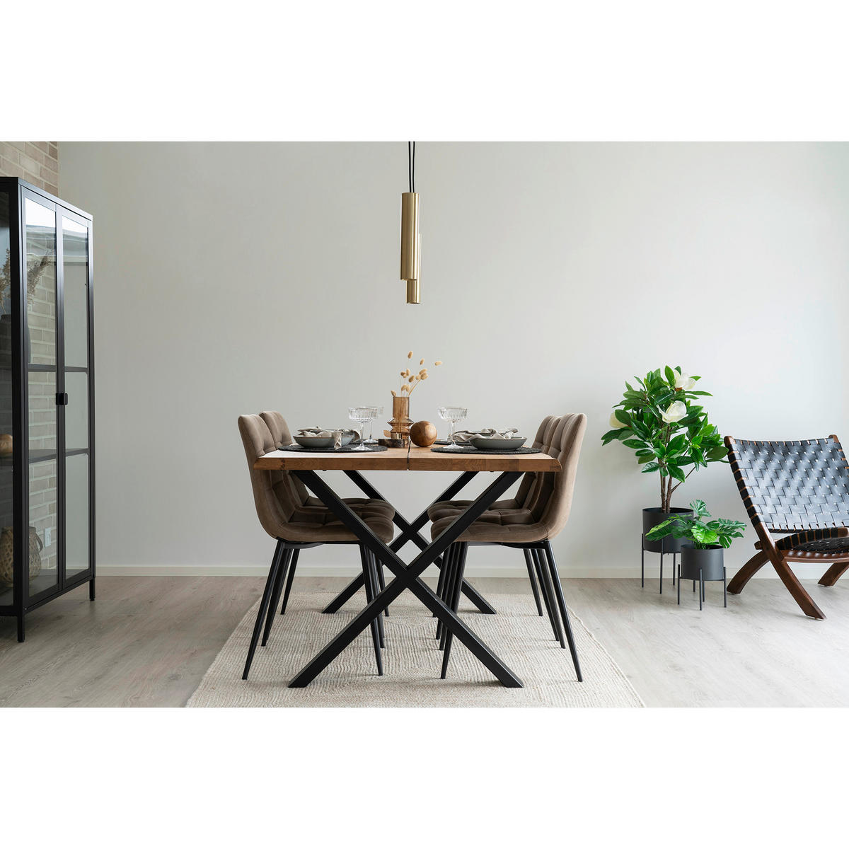 Housenordic Blumentopf 2erSet Pavia grau Stahl Pavia - grau - Housenordic