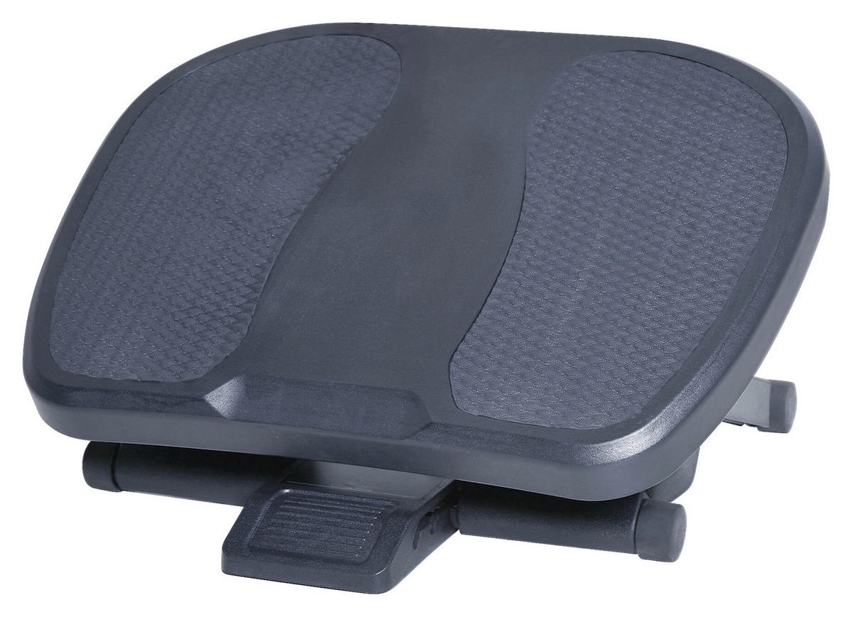 HOMCOM Fußstütze verstellbar schwarz Fußstütze verstellbar - schwarz (45,00/34,00/17,00cm) - HOMCOM