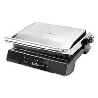 Emerio Kontaktgrill schwarz Edelstahl B/H/L: ca. 34x14,5x35 cm Kontaktgrill CG-130860.1 - schwarz/silber (35,00/34,00/14,50cm) - Emerio