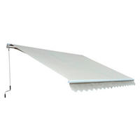 Outsunny Gelenkarmmarkise weiß B/L: ca. 400x300 cm Alu-Gelenkarmmarkise - weiß (400,00/300,00cm) - Outsunny