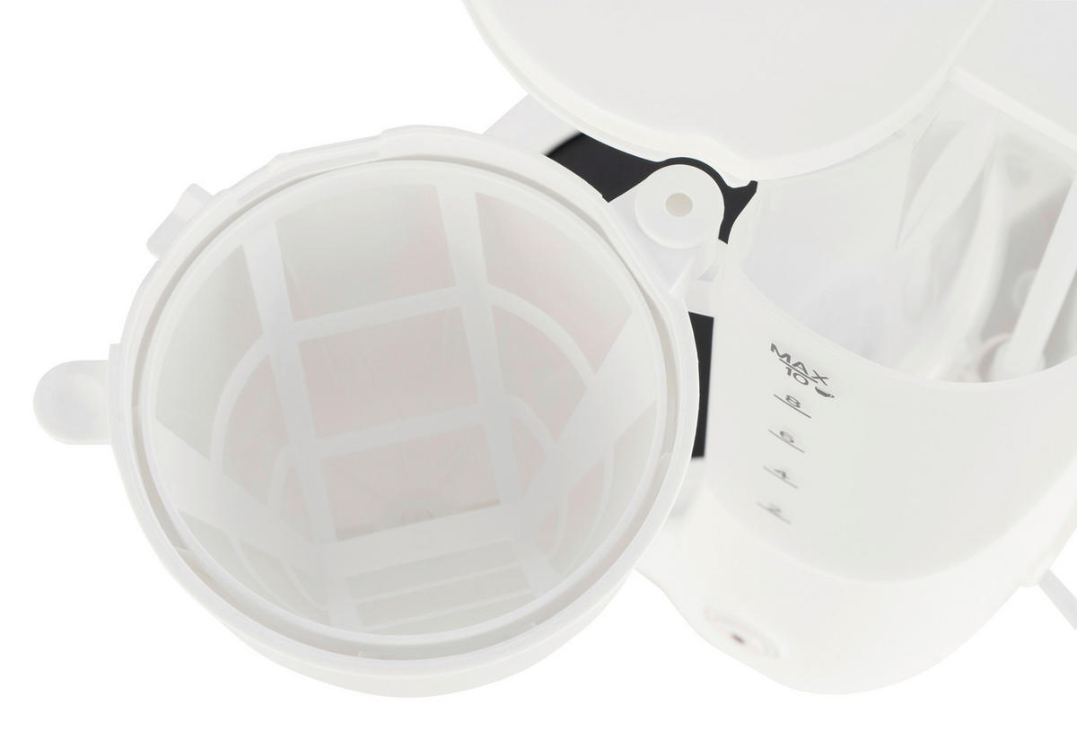Kaffeeautomat CM9105E-GS weiß Kunststoff Glas Kaffeeautomat KaffeeFix - weiß (1,25l)