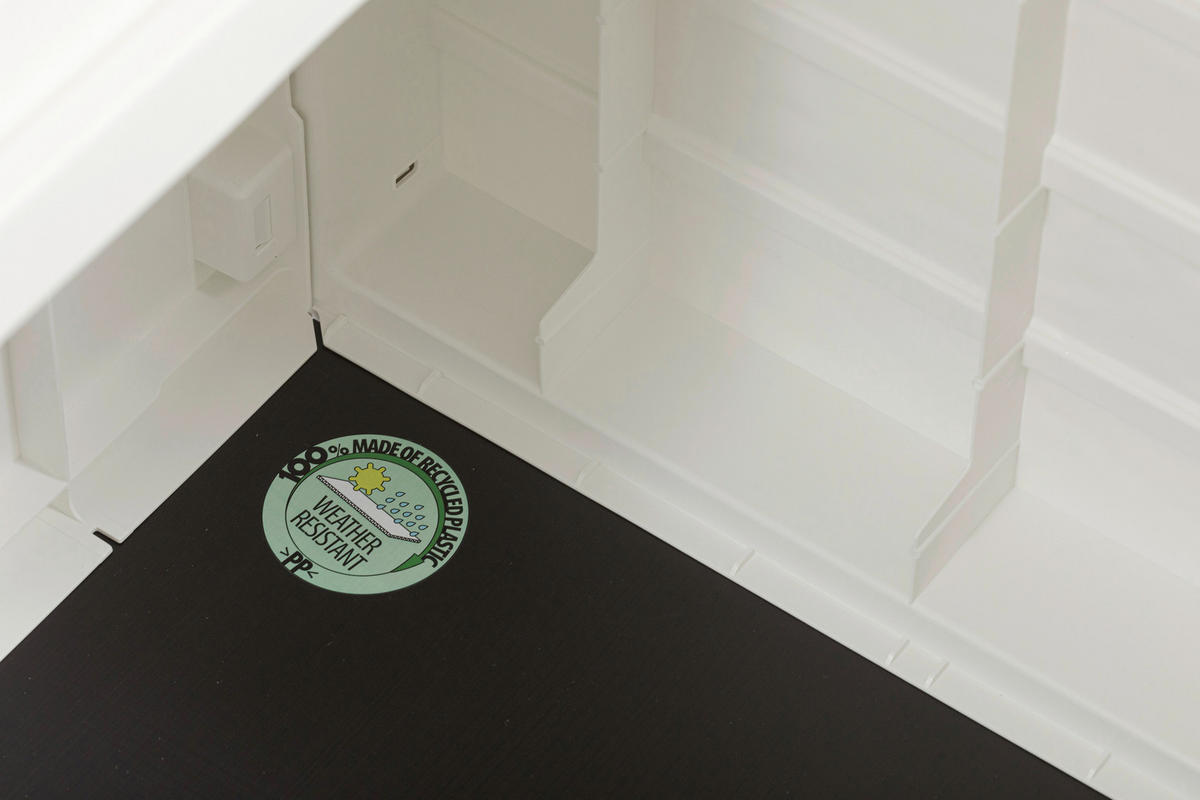 Toomax Gartenbank Foreverspring weiß Kunststoff B/H/T: ca. 132,5x89x58 cm Foreverspring - weiß (132,50/89,00/58,00cm) - Toomax