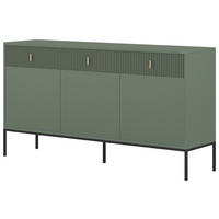 Kommode MAGGIORE grün dunkel B/H/T: ca. 154,2x82,5x39 cm MAGGIORE - grün (154,20/82,50/39,00cm) - WIPMEB