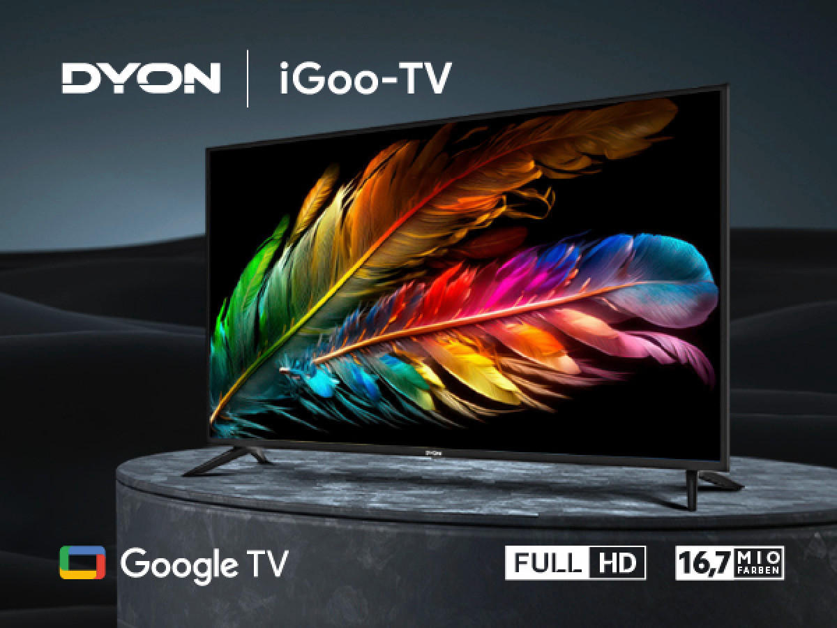 Dyon LED-Smart-TV iGoo-TV 40F 40 Zoll Diagonale ca. 100 cm LED-Smart-TV_iGoo-TV_40F - (90,00/8,70/51,10cm) - Dyon