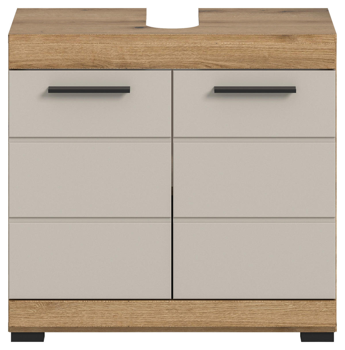 Waschbeckenunterschrank Scout Evoke Oak Nachbildung Kaschmirgrau Nachbildung B/H/T: ca. 60x56x34 cm Scout - Kaschmirgrau (60,00/56,00/34,00cm) - xonox.home