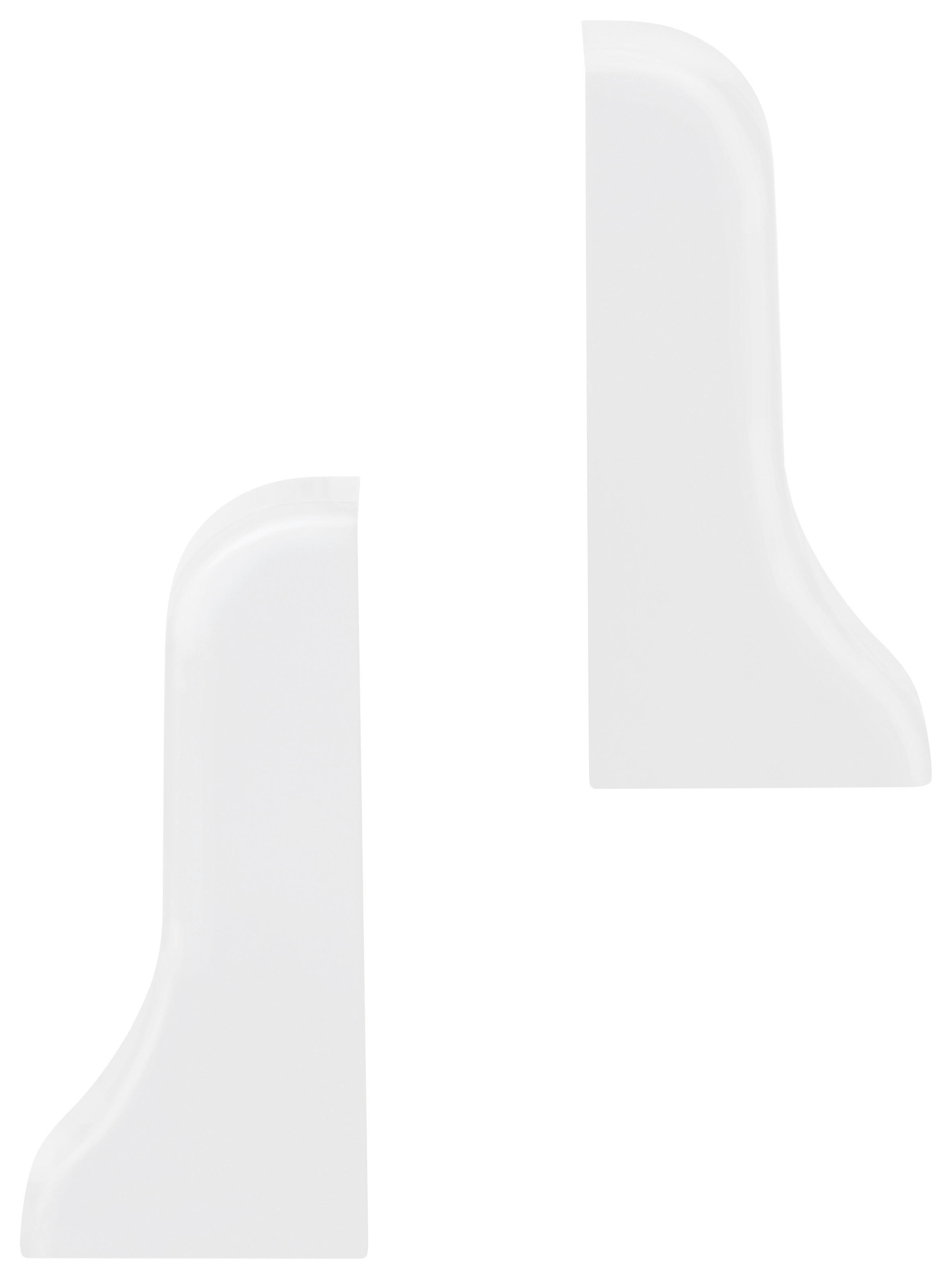 POCOline Endkappe weiß L/B/H: ca. 2,04x0,97x4,94 cm Endkappe für 48mm KST SL weiß - weiß (2,04/0,97/4,94cm) - POCOline